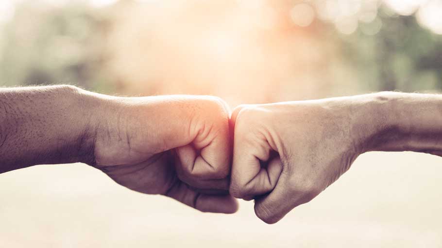 Fist bump
